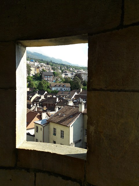 De la tourelle du château de Neuchâtel