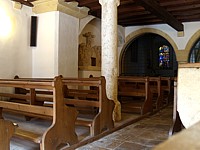 L'intérieur de la chapelle du Landeron
