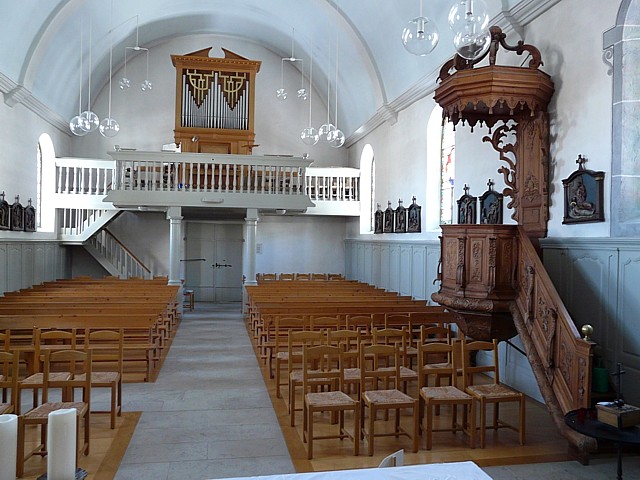 Eglise du Cerneux-Péquignot, intérieur