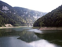 Le lac vu du barrage