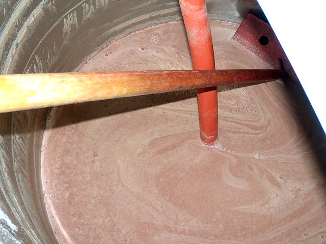 Le jus de raisin prêt à fermenter