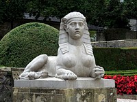 Le sphinx du palais du Peyrou à Neuchâtel