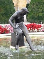 La statue du jardin