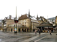 La place Pury de Neuchâtel