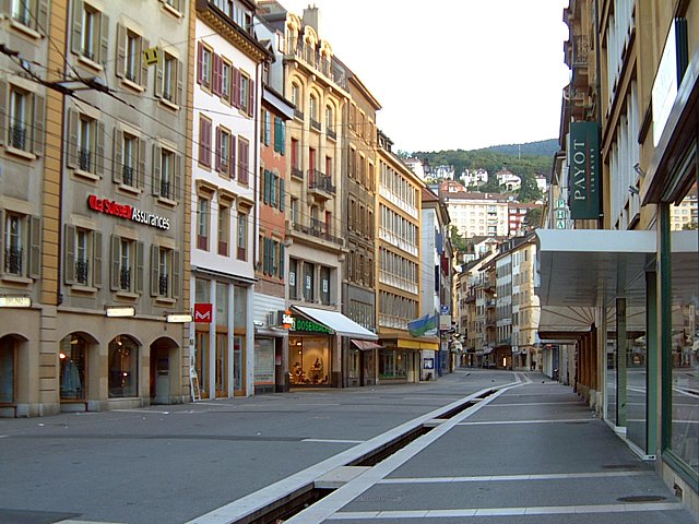 Rue du Seyon à Neuchâtel