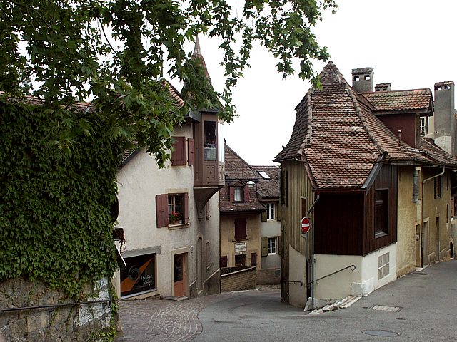 Quartier de Serrières à Neuchâtel
