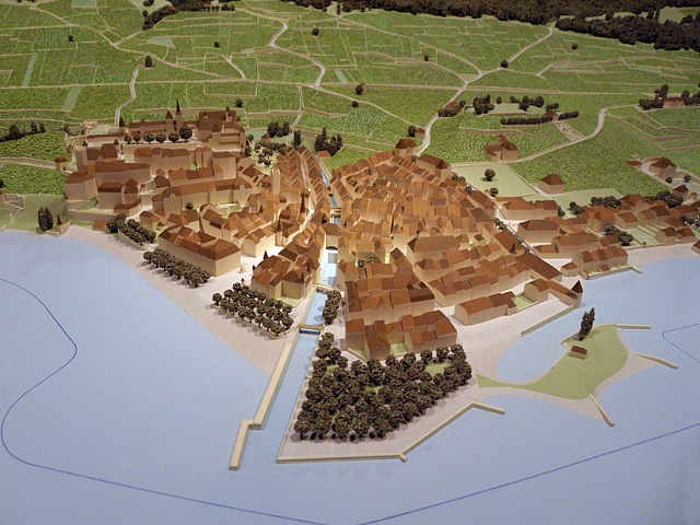 Vieille ville de Neuchtel vers 1776