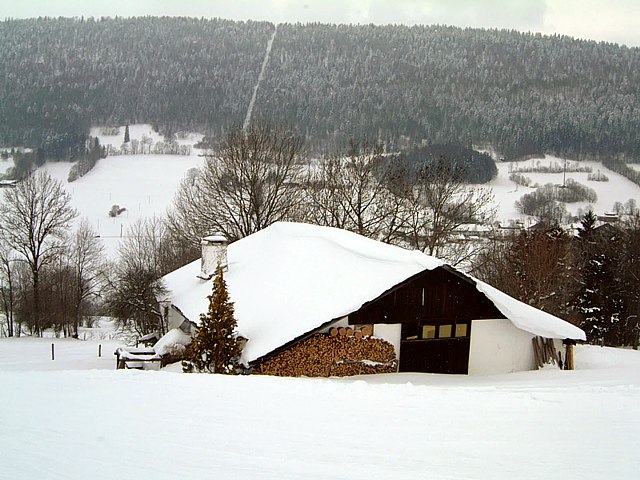 Le Crêt-du-Puy en hiver