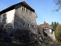 le château de Môtiers, façade sud