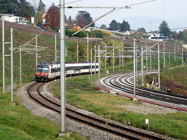 Changement de voies  Auvernier