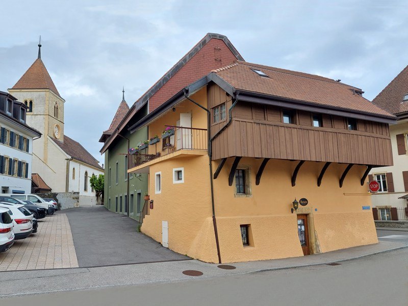 Au centre de Saint-Aubin
