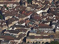Le centre ville de Neuchâtel