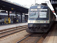 Un train en partance pour Berne
