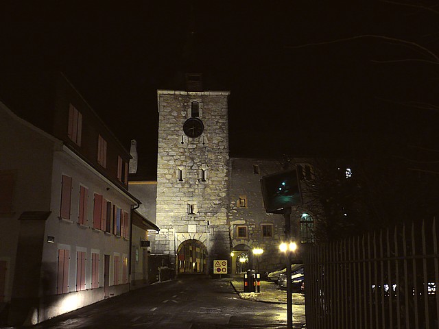 Le Landeron, la tour du château