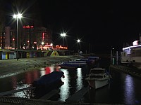 Le port de Neuchâtel by night