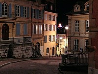 La rue du Château à Neuchâtel