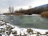 Lac gelé à Saint-Blaise