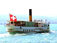 La bateau à vapeur Neuchâtel